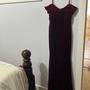 Red Velvet off the shoulder